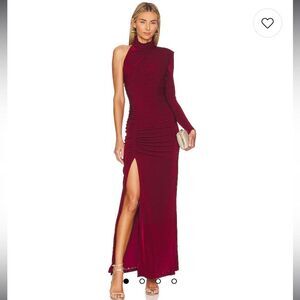 NWT Misha Pauline Ruched Maxi Size 14 Revolve Anthropologie